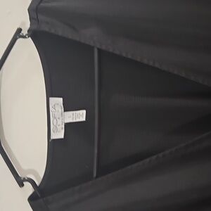 Sofia Black Wrap Dress